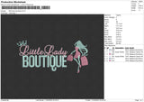 Little Lady Boutique Embroidery File 4 size