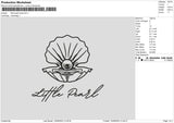 Little Pearl Embroidery File 6 sizes