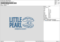 Littlepearl V2 Embroidery File 6 sizes
