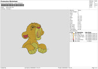 Littlesimba Embroidery File 6 sizes