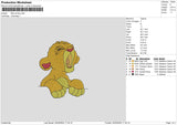 Littlesimba Embroidery File 6 sizes