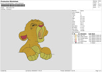 Littlesimba Embroidery File 6 sizes