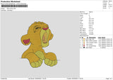 Littlesimba Embroidery File 6 sizes