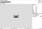 Little Stitch Head Embroidery File 6 sizes