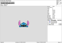 Little Stitch Head Embroidery File 6 sizes