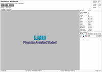 LMU  Embroidery File