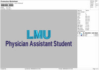 LMU  Embroidery File