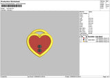 Key Heart 1209 Embroidery 2 Files