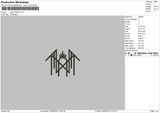 Logo 0708 Embroidery File 6 sizes