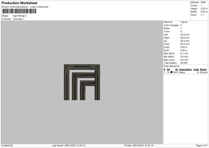 Rekap Lg Embroidery File 6 sizes
