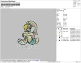 Lola Vogue Embroidery File 4 size