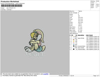 Lola Vogue Embroidery File 4 size