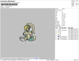 Lola Vogue Embroidery File 4 size