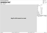 Long Live Embroidery File 6 sizes