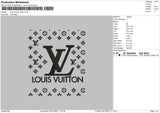 Louis Vuitton Pattern Embroidery File 4 size