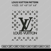 Louis Vuitton Pattern Embroidery File 4 size