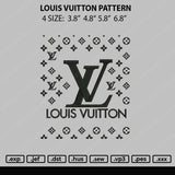 Louis Vuitton Pattern Embroidery File 4 size