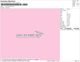 Love At First Bite Embroidery File 4 size