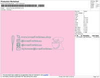 Love At First Embroidery File 4 size