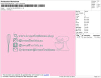 Love At First Embroidery File 4 size