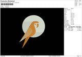 Love Bird Embroidery File 5 sizes