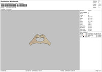 Love Hands P&f Embroidery File 6 sizes
