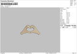 Love Hands P&f Embroidery File 6 sizes