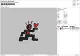 Love Man Embroidery File 4 size