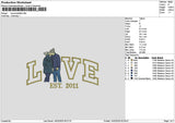 Love Photoflat 1402 Embroidery File 6 sizes