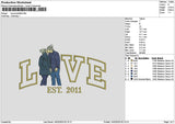 Love Photoflat 1402 Embroidery File 6 sizes