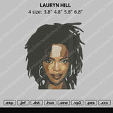 Lauryn Hill Embroidery File 4 size