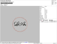 Lash Alley Embroidery File 4 size