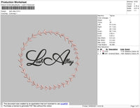 Lash Alley Embroidery File 4 size
