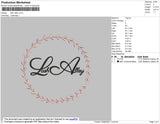 Lash Alley Embroidery File 4 size