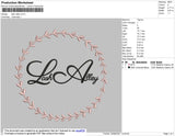Lash Alley Embroidery File 4 size