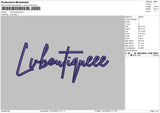 Laboutiqueee Embroidery File 4 size