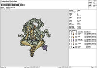 Luffy0125 Embroidery File 6 sizes