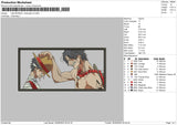 Luffy Monkey Rectangle V5 Embroidery File 6 sizes