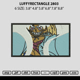 Luffyrectangle 2803 Emboidery File 6 sizes