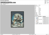 Luffy Rectangle V5 Embroidery File 4 size