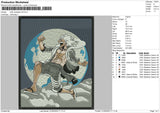 Luffy Rectangle V5 Embroidery File 4 size