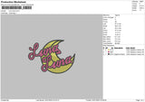 Luna Luna Embroidery File 4 size