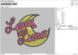 Luna Luna Embroidery File 4 size