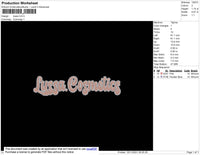 Lussa Embroidery File 4 size