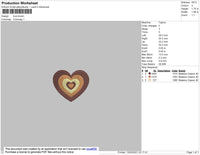 Love Brown Embroidery File 4 size