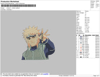 Minato 02 Embroidery File 4 size