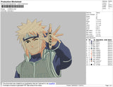 Minato 02 Embroidery File 4 size
