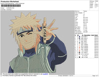 Minato 02 Embroidery File 4 size