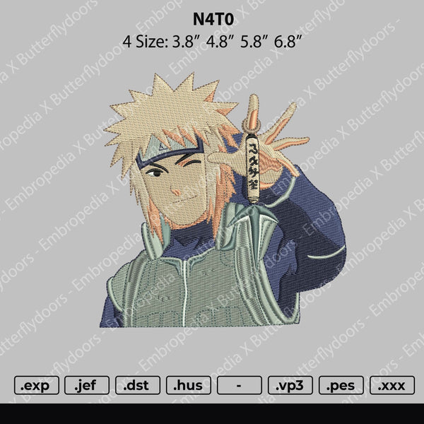 Minato 02 Embroidery File 4 size
