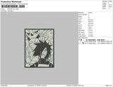 Madara BW 002 Embroidery File 4 size
